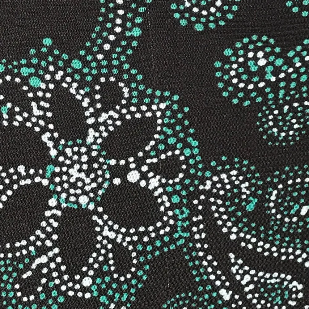 Croft & Barrow S/S Blouse | Black/Green | Size 3X - Picture 10 of 12